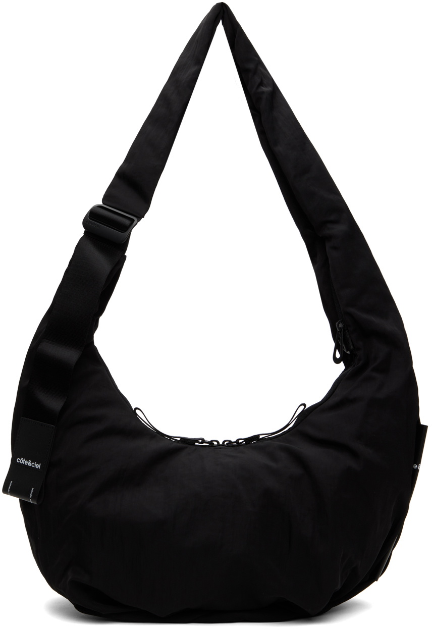 HYCO S SMOOTH BLACK ショルダーバッグ cote&ciel - Hyco Small Smooth Black - ハイコ スムース