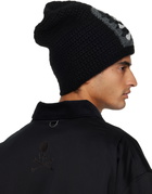 MASTERMIND WORLD Black MW Hand Knitted Beanie