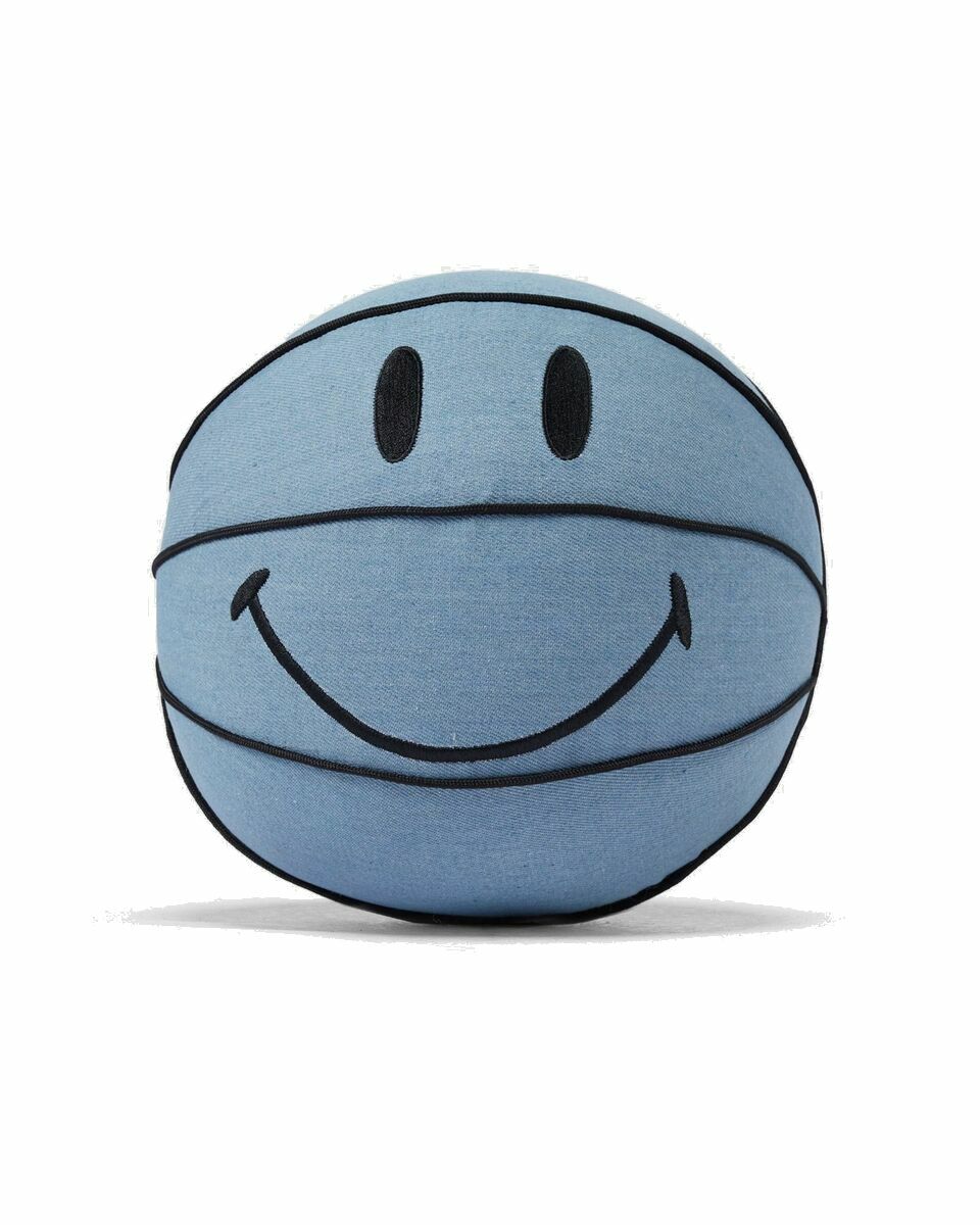 Photo: Market Smiley Denim Pillow Blue - Mens - Sports Equipment