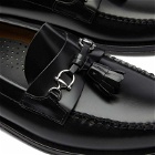 Bass Weejuns Men's Lincoln Tassel Horse Bit Loafer in Black Leather