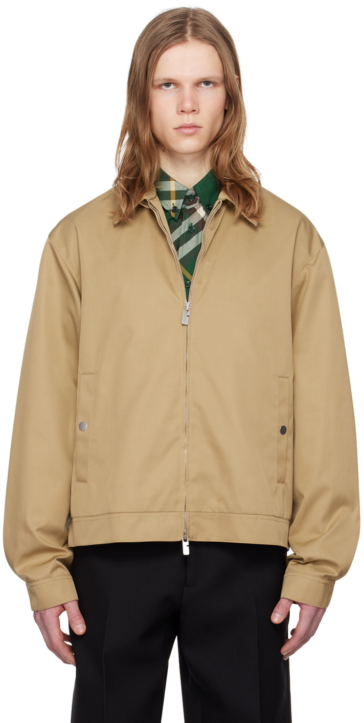 Burberry Beige Harrington Jacket Burberry