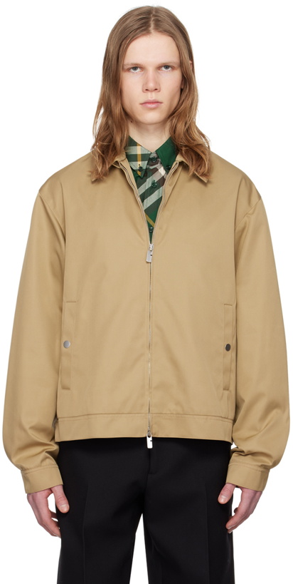 Photo: Burberry Beige Harrington Jacket