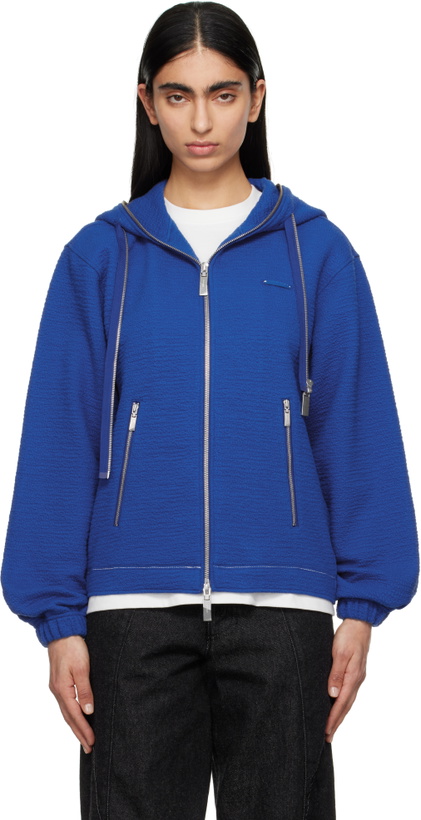 Photo: ADER error Blue Realce Zip-Up Product. 31 Hoodie