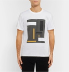 Folk - Slim-Fit Printed Cotton-Jersey T-Shirt - Men - White