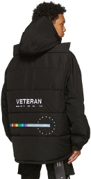 Hood by Air Black Veteran Hooded Jacket