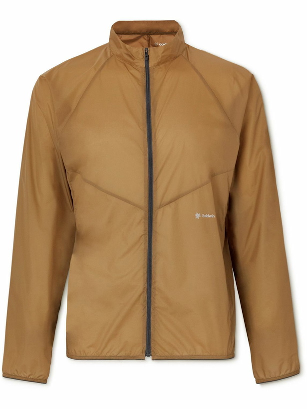 Photo: Goldwin - Compact Logo-Print Nylon-Ripstop Jacket - Brown