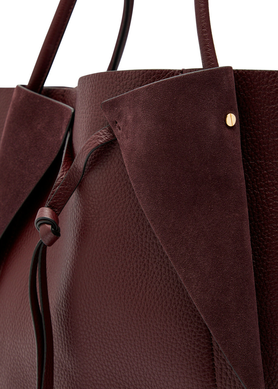 Gabriela Hearst Marija Leather Tote bag - Bordeaux - One Size