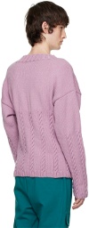 Situationist Purple Crewneck Sweater