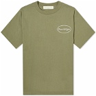 Museum of Peace and Quiet Men's Museum Hours T-Shirt in Olive