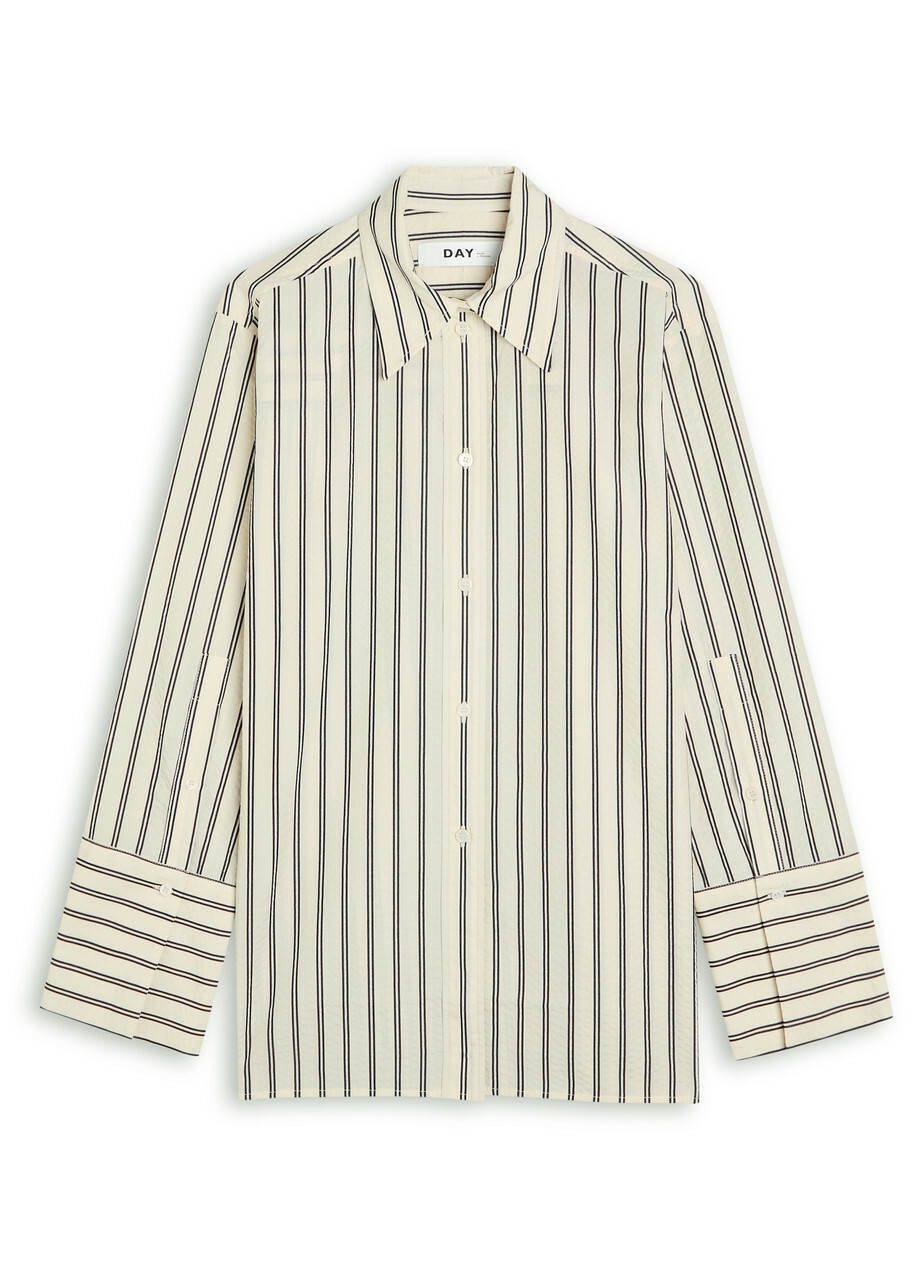 Day Birger ET Mikkelsen Mylo Delicate Stripes Seersucker Shirt Stripe