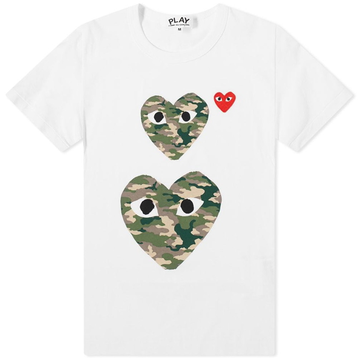 Photo: Comme des Garcons Play Women's Twin Heart Tee