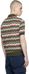 Missoni Green Cotton Polo