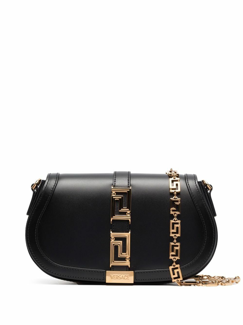 VERSACE Greca Goddess Leather Shoulder Bag Versace