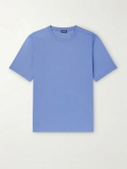 Zegna - Cotton-Jersey T-Shirt - Blue