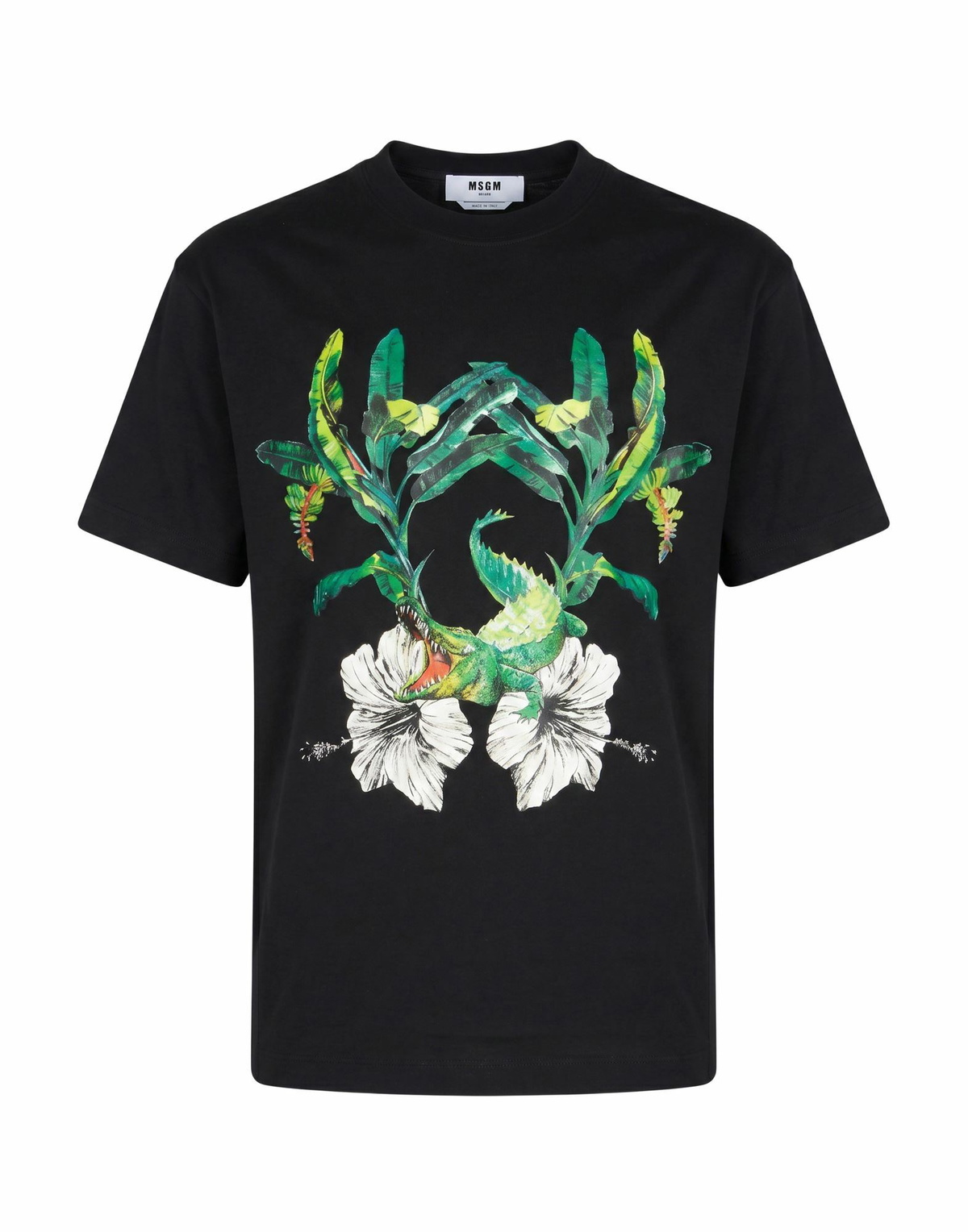 Msgm Mens T-shirt in Black