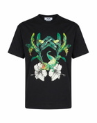 Msgm Mens T-shirt in Black