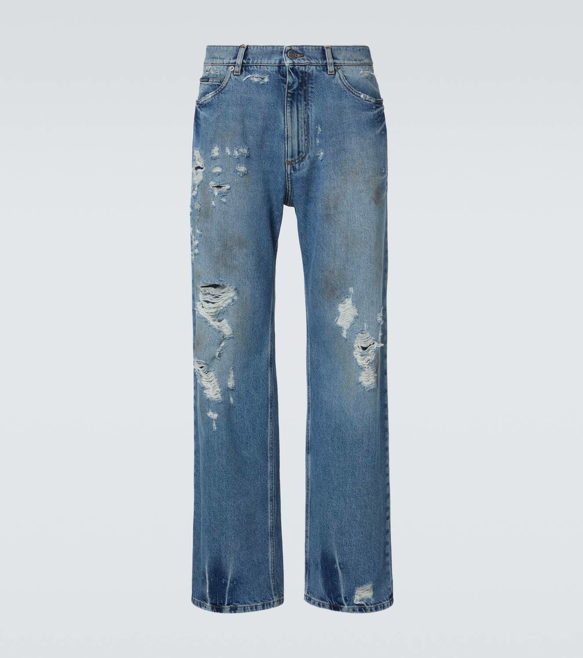 Dolce&Gabbana Distressed wide-leg jeans Dolce & Gabbana