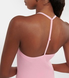 Courrèges Ribbed-knit minidress