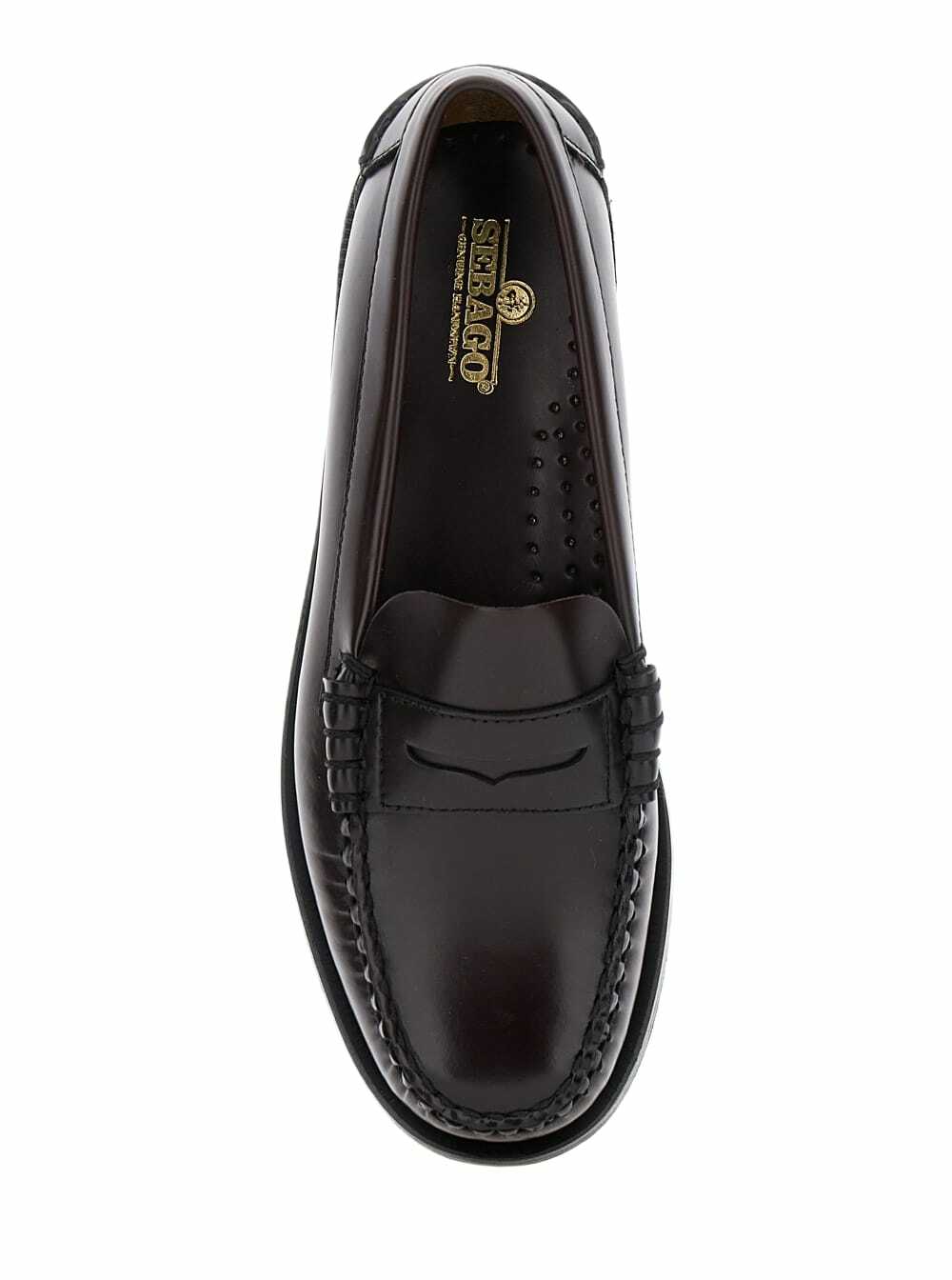 Sebago dan Bordeaux Pull-on Loafers In Leather Woman
