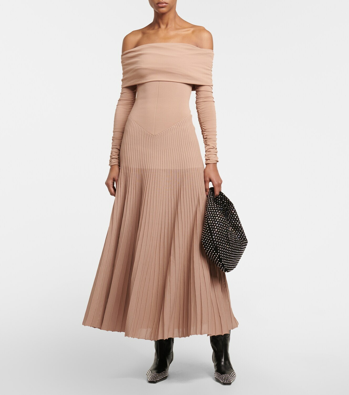 Khaite - Rebecca off-shoulder maxi dress Khaite