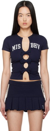 MISBHV Navy Varsity Bows T-shirt