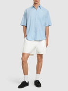 AURALEE Oversize Cotton Twill S/s Shirt