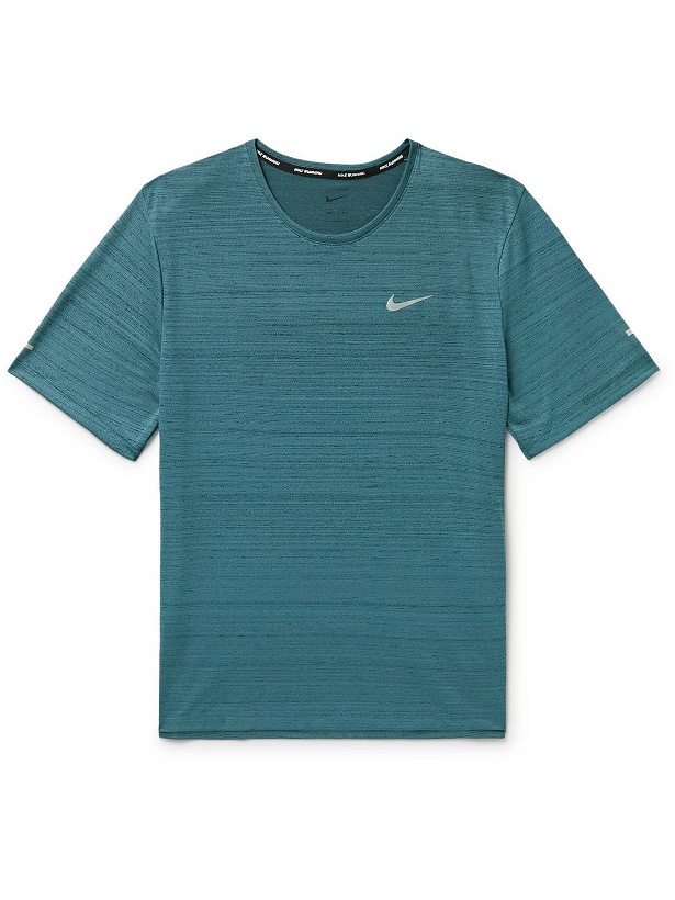 Photo: Nike Running - Miler Dri-FIT T-Shirt - Blue