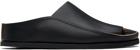LEMAIRE Black Fussbett Sandals