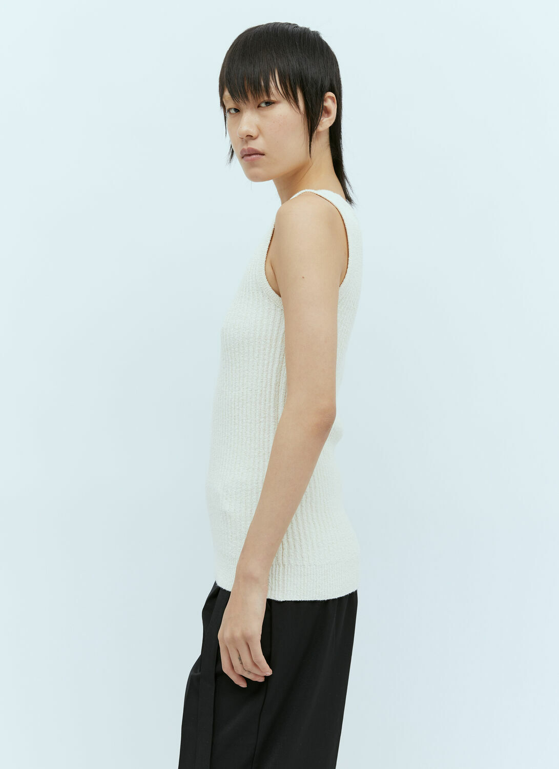 TOTEME Bouclé Knit Tank Top