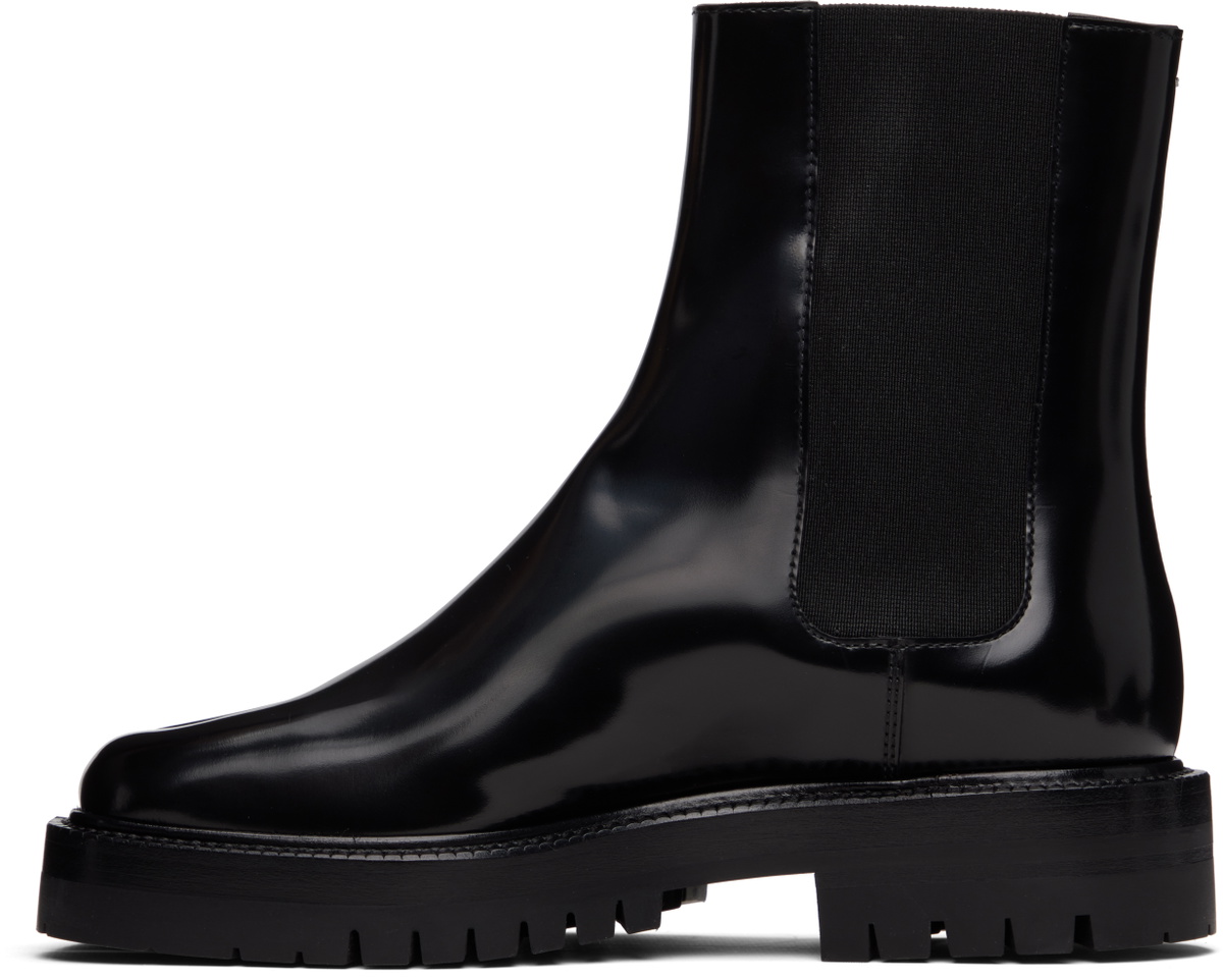 Maison Margiela Black Tabi Chelsea Boots
