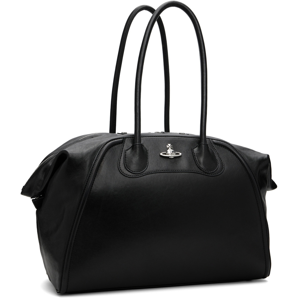 Vivienne Westwood Black Shirley Holdall Bag