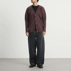 Homme Plissé Issey Miyake Men's Homme Plissé Button Down Cardigan in Edge Brown