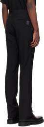 N.Hoolywood Black Slim Straight Slacks Trousers