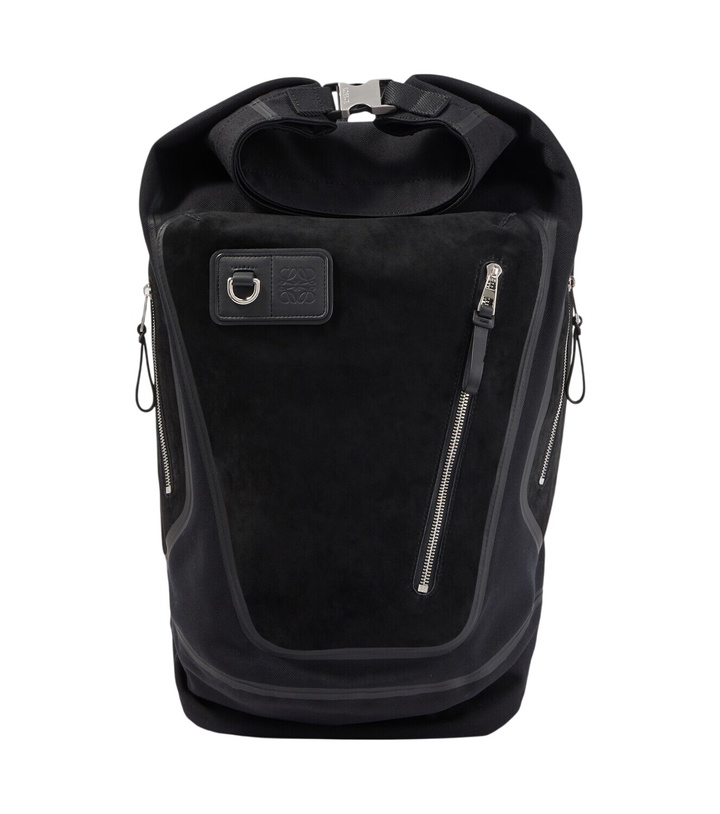 Photo: Loewe Flex canvas and suede backpack