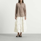 Story mfg. Women's Orbit Skirt in Ecru Fossil