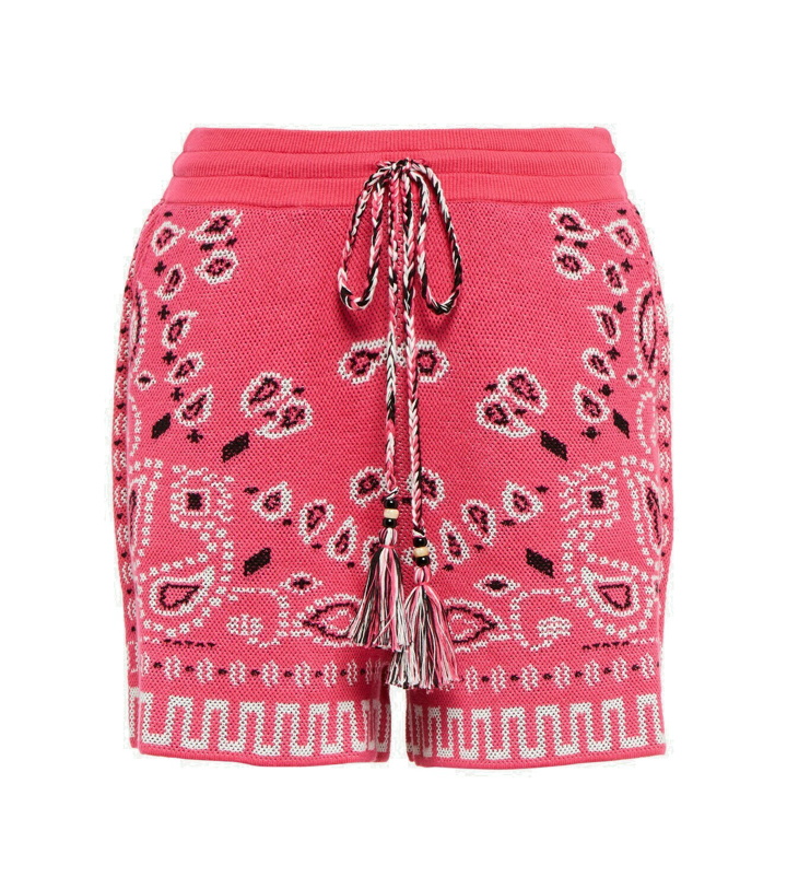 Photo: Alanui - Bandana cotton-blend shorts