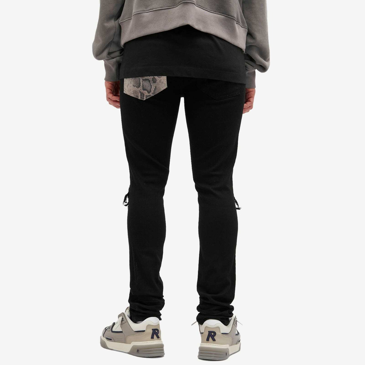 AMIRI Men's Snake MX1 Jeans in Black Amiri