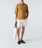 Auralee Cotton Oxford shorts