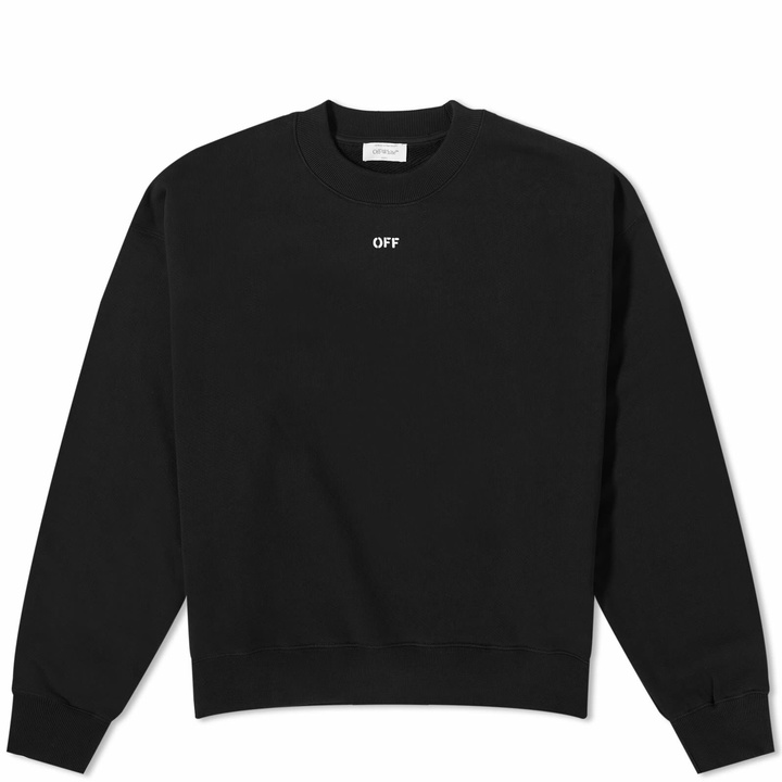 Photo: Off-White Men's Stamp Arrow Crew Sweat in Black