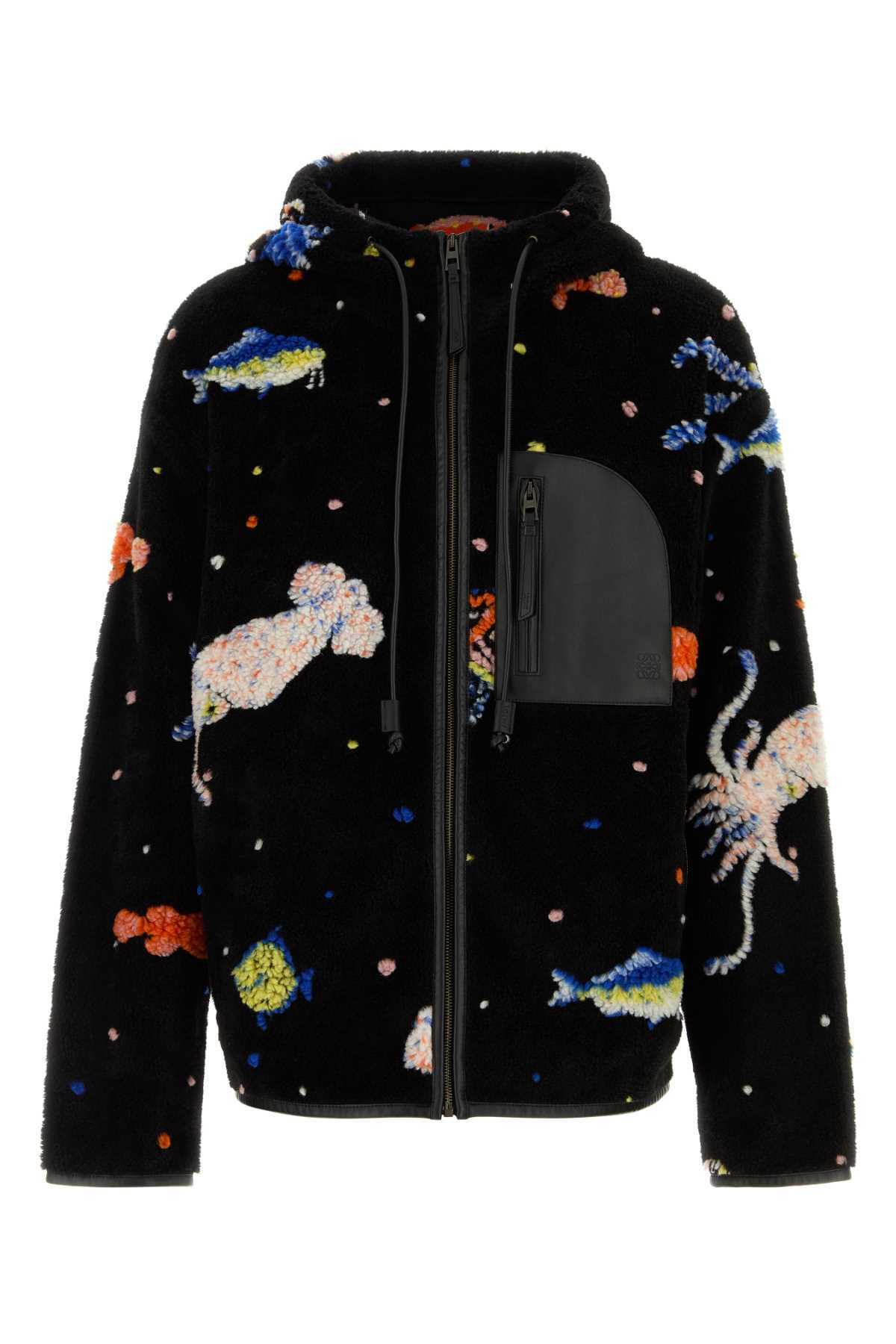 LOEWE(ロエベ) Pansy Fleece Hooded Blousonフリースジャケット