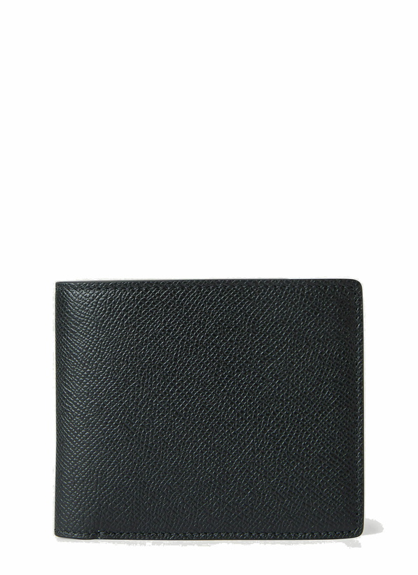 Photo: Faux-Leather Folded Wallet in Black