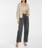 Agolde - Criss Cross high-rise straight jeans