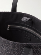 Loewe - Leather-Trimmed Logo-Jacquard Canvas Tote Bag