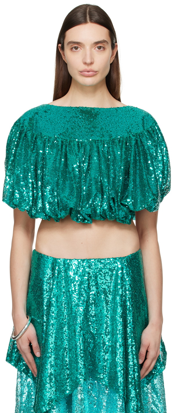 Nicklas Skovgaard SSENSE Exclusive Blue Blair Blouse