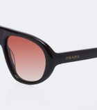 Prada Shadowplay aviator sunglasses