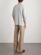 Officine Générale - Boris Lyocell and Wool-Blend T-Shirt - Gray