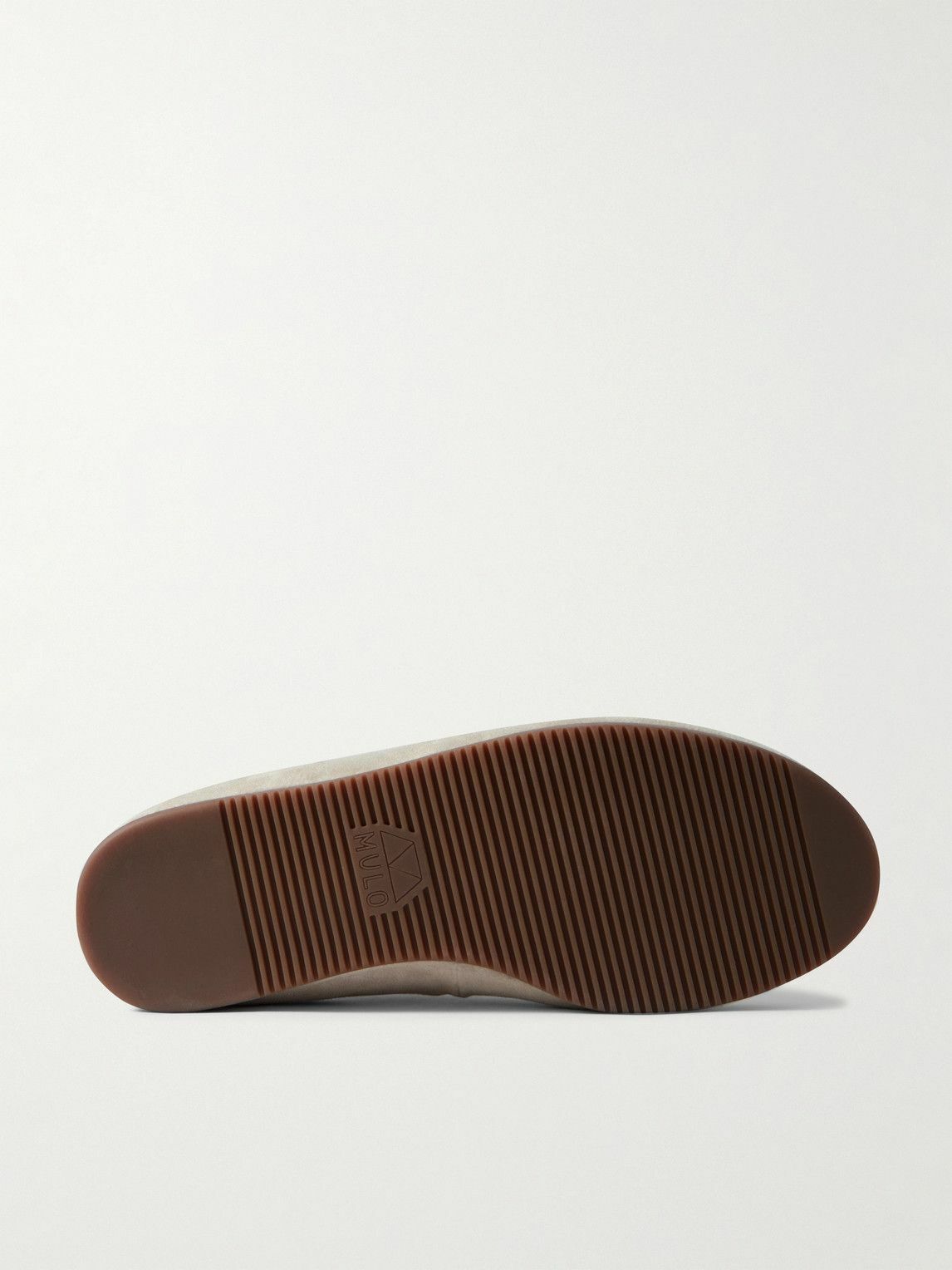 Mulo - Suede Loafers - Neutrals