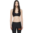 Heron Preston Black Zipper Bra