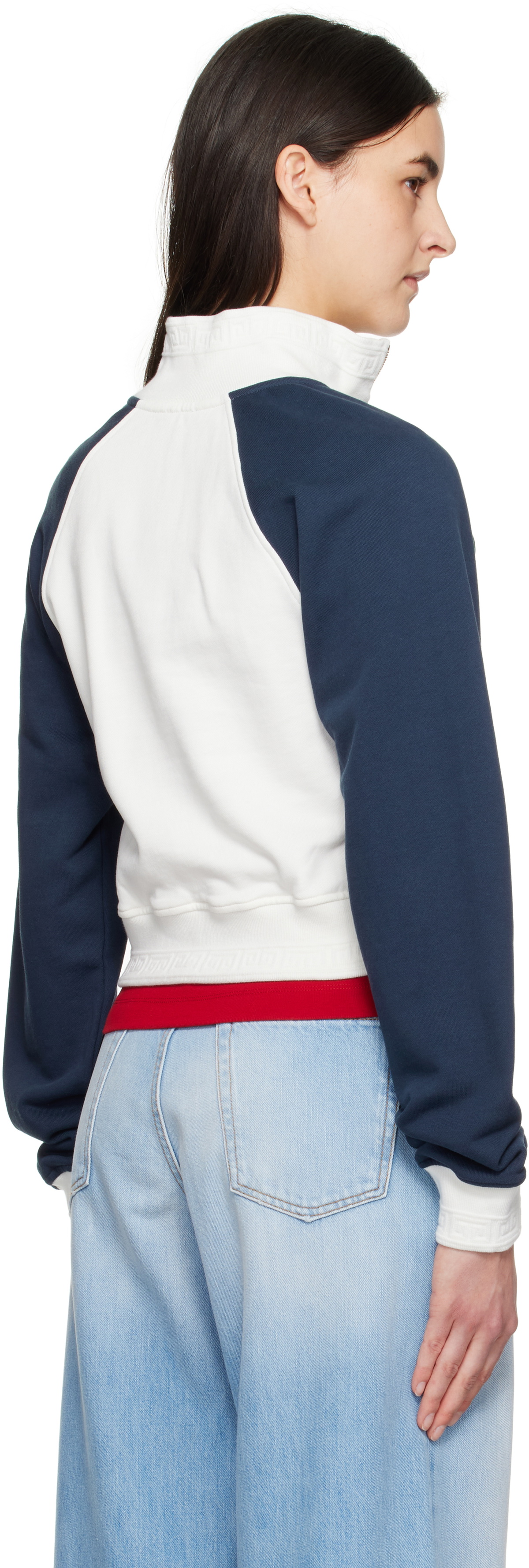 Casablanca Multicolor Quarter Zip Sweatshirt