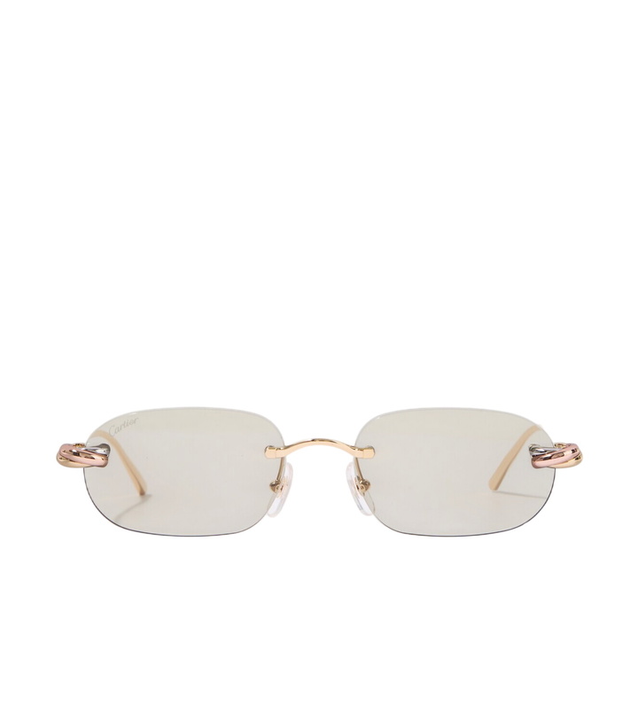Photo: Cartier Eyewear Collection Trinity De Cartier oval sunglasses